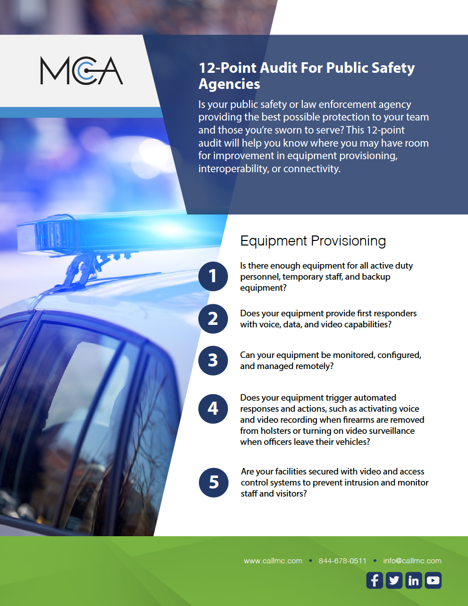 MCA 12 Point Audit - Public Safety